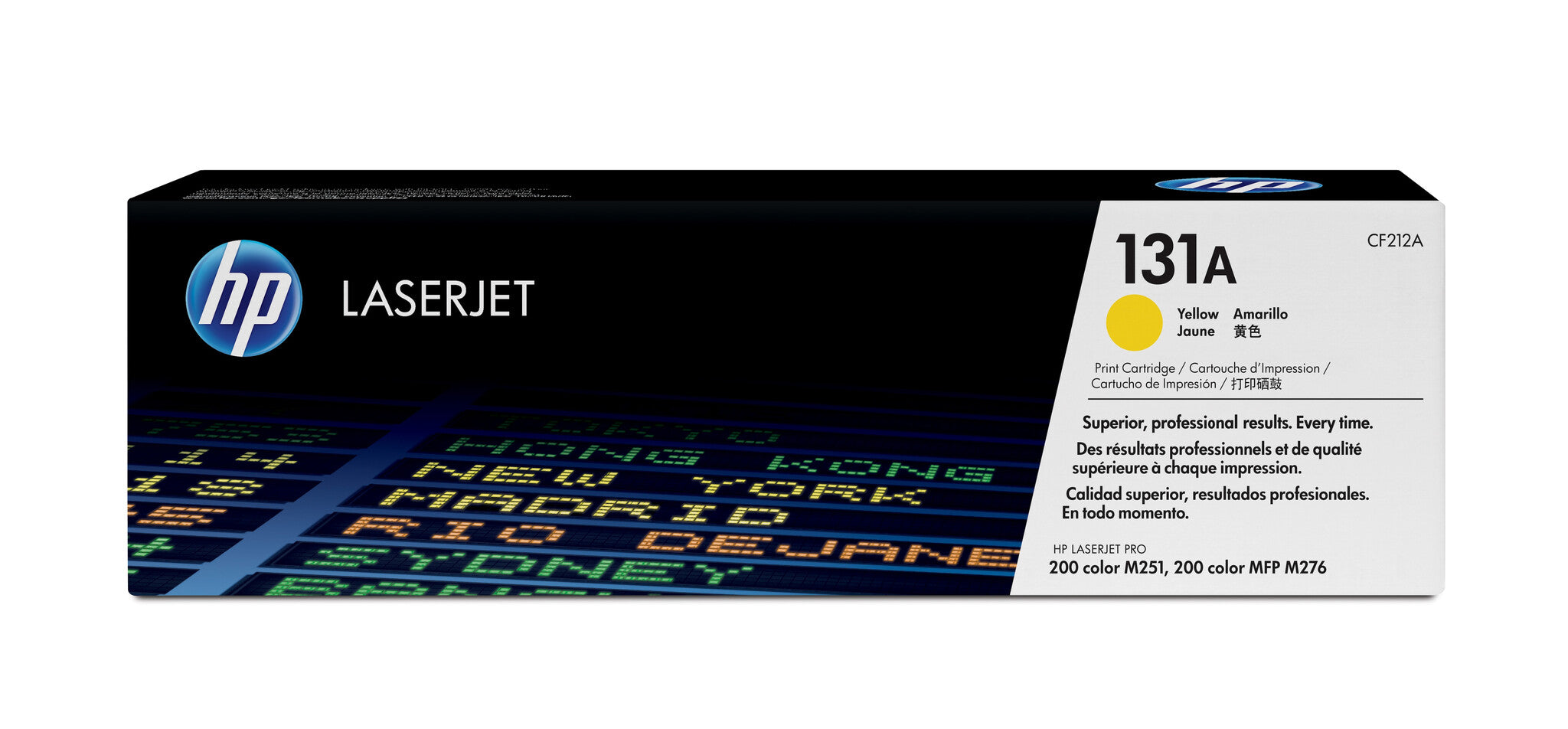 HP Cartucho original de tóner amarillo 131A LaserJet