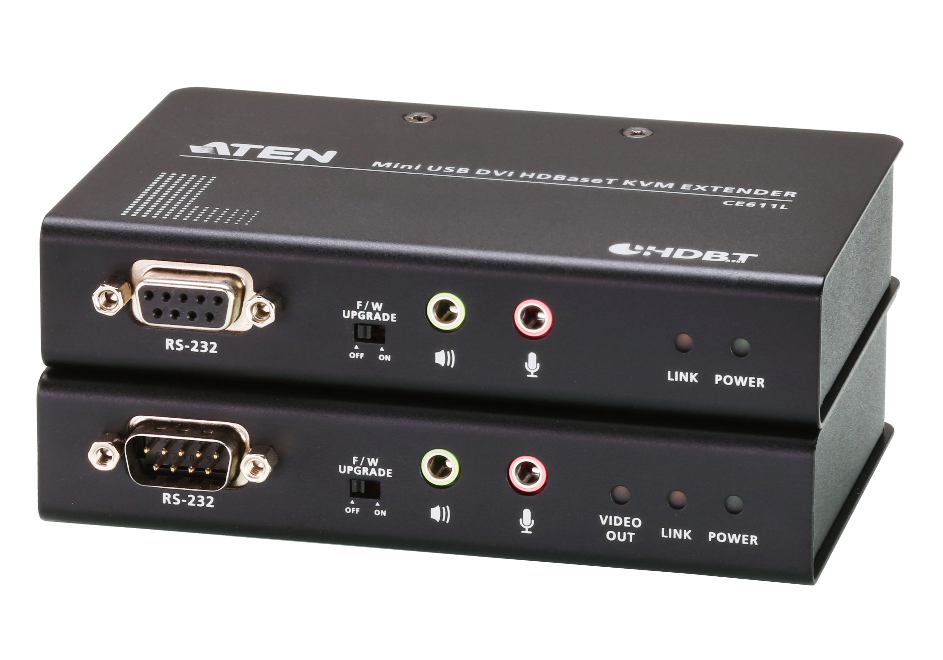 Extensor KVM HDBaseT™| DVI | USB | formato compacto (1920 x 1200 a 100m)