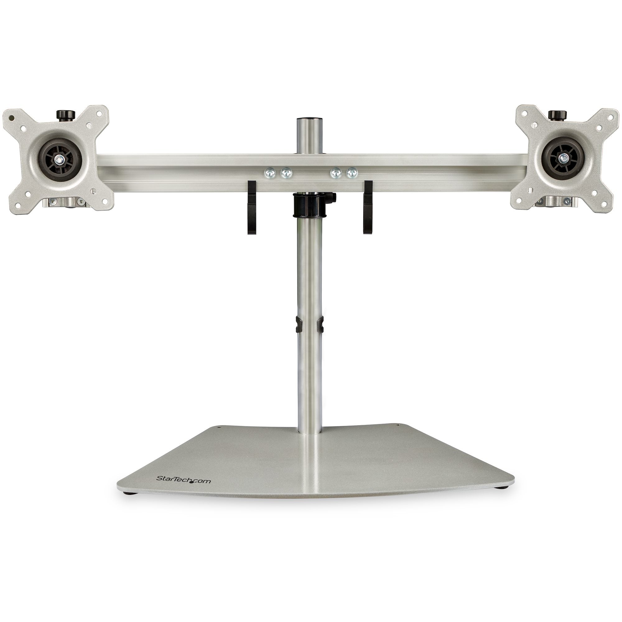 SOPORTE DE ESCRITORIO PARA 2 MONITORES - SOPORTE ERGONOMICO DE SOBREMESA PARA 2 MONITORES DE 24 CON MONTAJE VESA - CON MASTIL - PLATA - STARTECH.COM MOD. ARMDUOSS