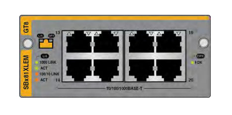 Módulo de expansión 8 x 1G RJ45 para SBx81XLEM