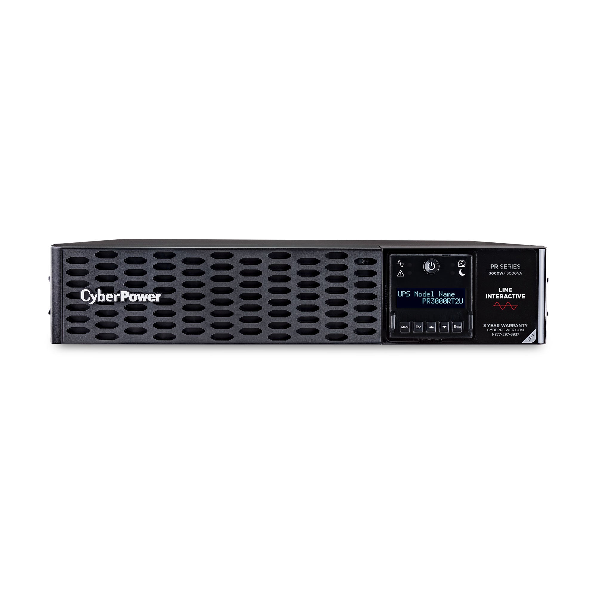 UPS Cyberpower 3000VA/3000W Salida de Onda Senoidal 2U