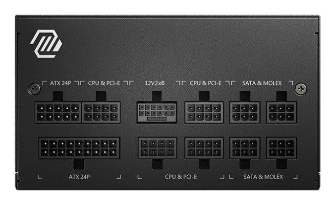 MSI MAG A850GL PCIE5 unidad de fuente de alimentación 850 W 20+4 pin ATX ATX Negro
