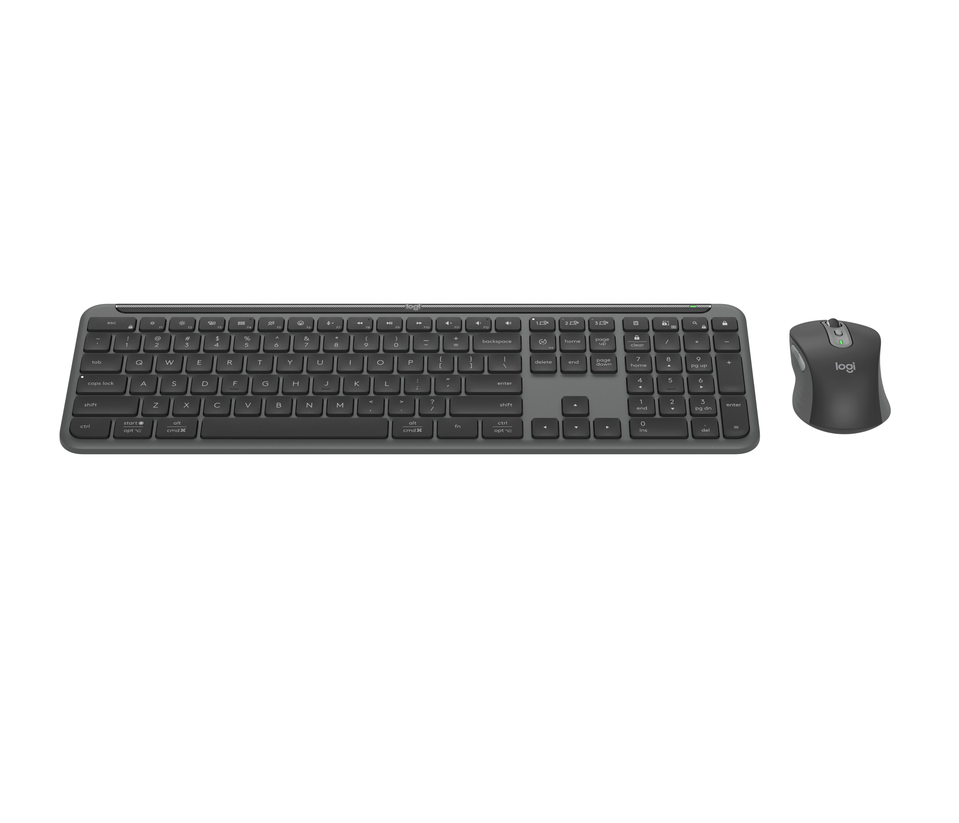Kit Teclado y Mouse Logitech MK950 Inalambrico  Graphite