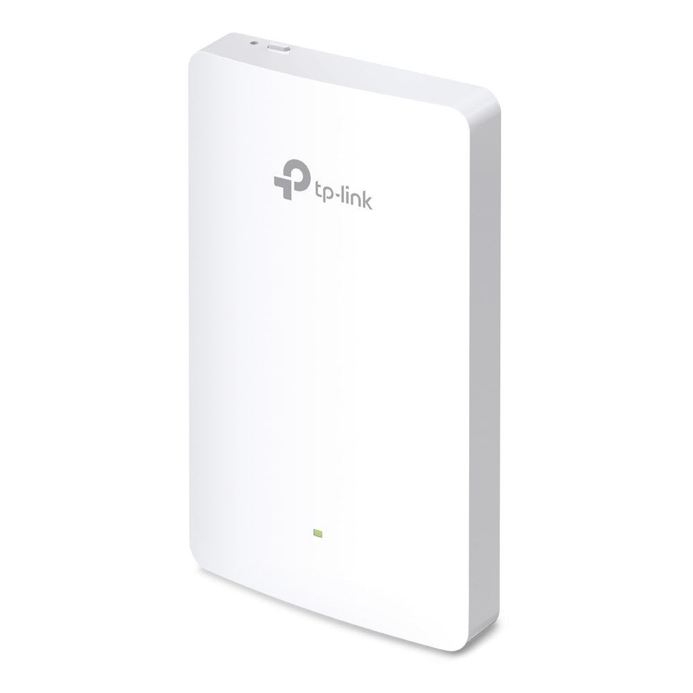 Punto de acceso Omada doble banda 802.11ac, PoE 802.3af/at, MU-MIMO, MIMO 2x2 diseño placa de pared con tres puertos adicionales, soporta hasta 100 clientes.