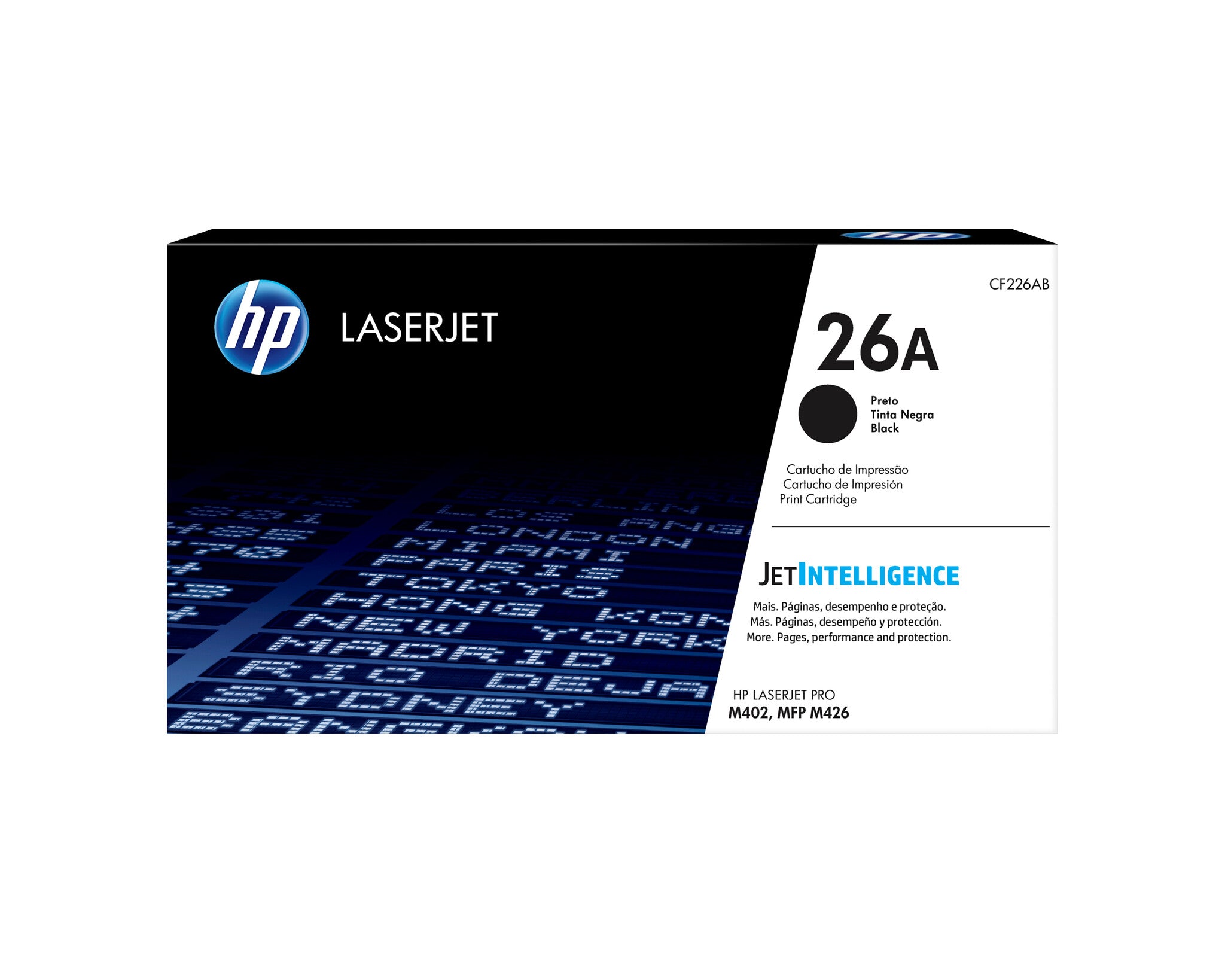 HP Cartucho original de tóner negro LaserJet 26A