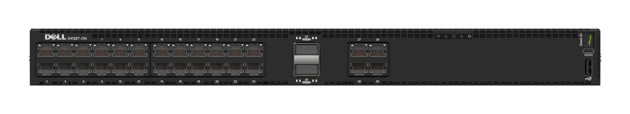 DELL S-Series S4128T Gestionado L2/L3 10G Ethernet (100/1000/10000) 1U Negro