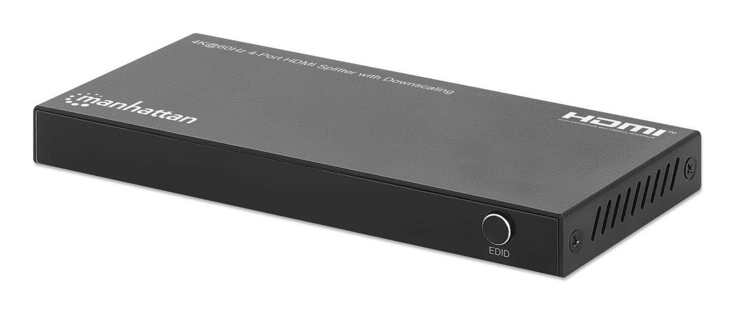 SPLITTER /MANHATTAN/208369/SPLITTER HDMI CON 4 PUERTOS 4K Y REDUCTOR DE ESCALA