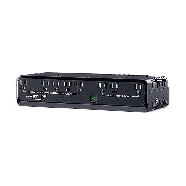 UPS de 750 VA/375 W, Topología Standby, Entrada 120 Vca NEMA 5-15P, de Escritorio, Con 8 Tomas NEMA 5-15R