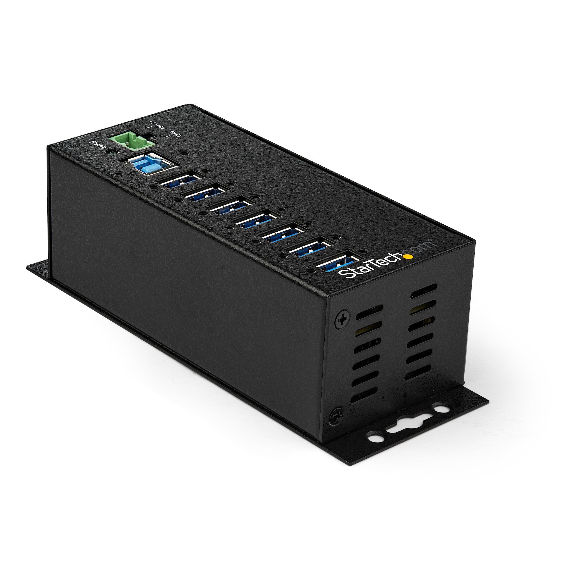 HUB CONCENTRADOR USB DE 7 PUERTOS CON ADAPTADOR DE CORRIENTE - CON PROTECCIóN ESD DE 350W- HUB INDUSTRIAL USB 3.0 STARTECH