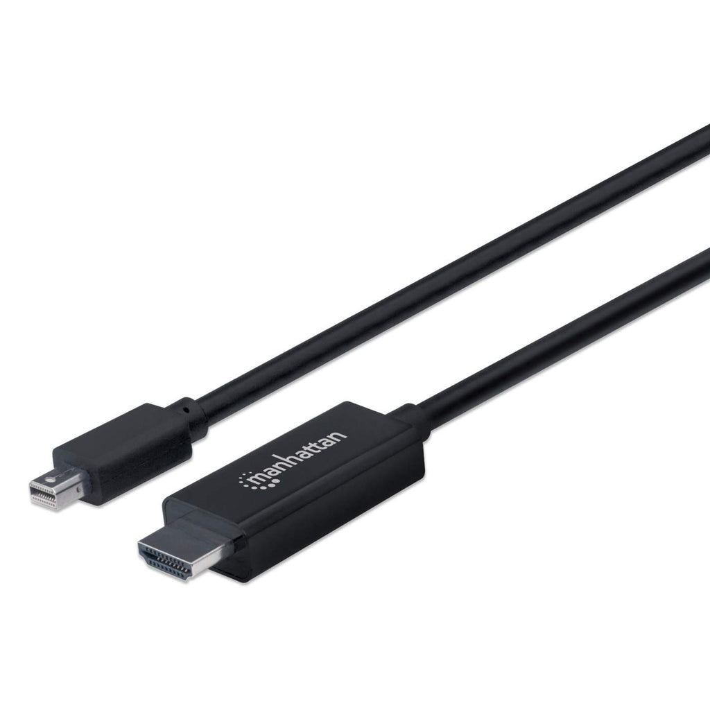 Manhattan Mini DisplayPort M-M 4K@60Hz Cable 1.8m Black