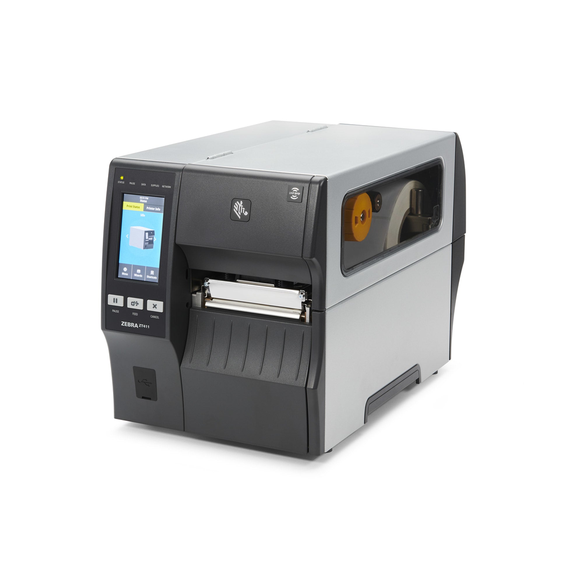 Impresora Zebra Industrial ZT411 TT 4" 203 dpi USB Ethernet BT 4.1/MFi EZPL