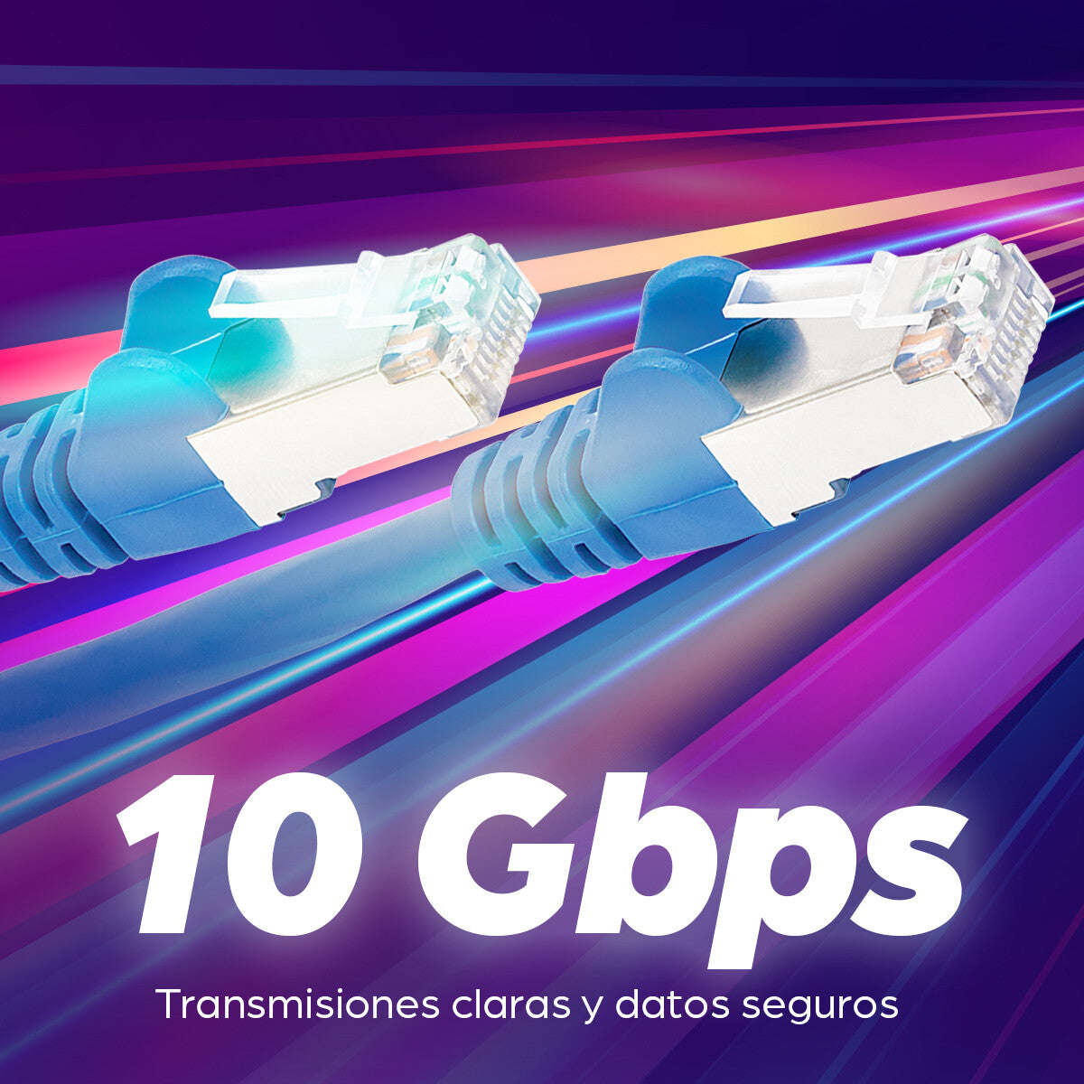 Intellinet Cable de Red Cat6a S/FTP, 3.0 m, Azul