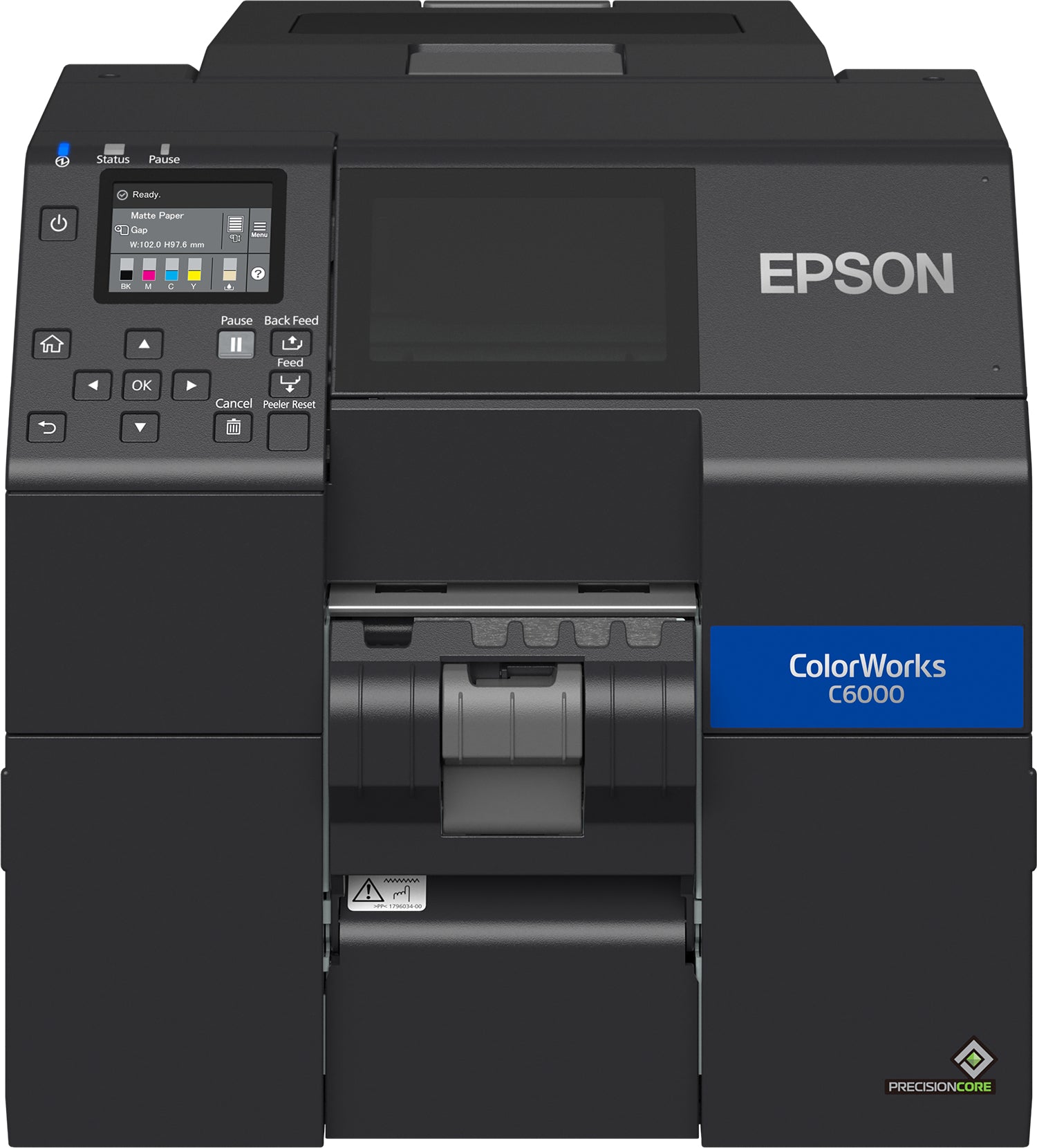 IMPRESORA DE ETIQUETAS EPSON COLORWORKS CW-C6000P, INYECCION DE TINTA A COLOR, USB, ETHERNET, CORTE MANNUAL