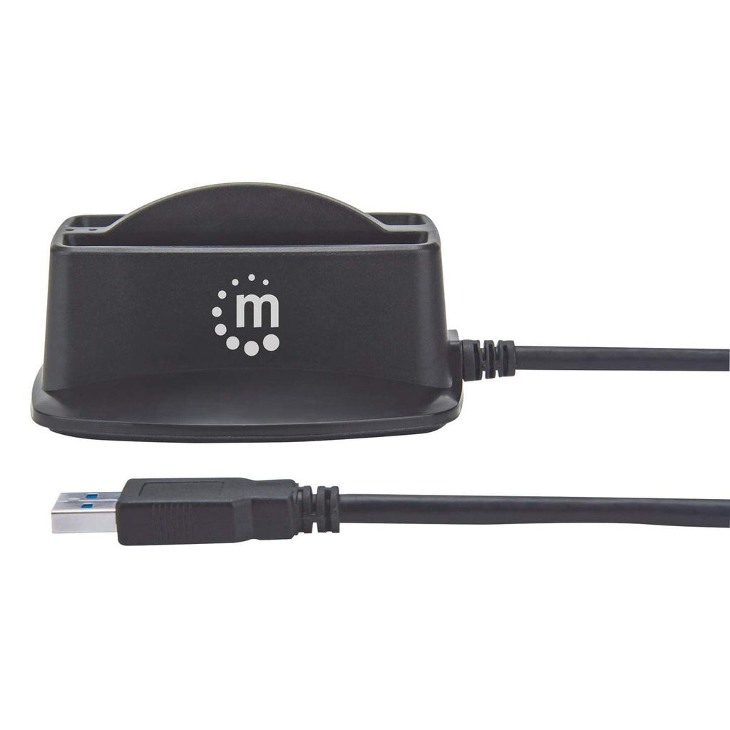 Manhattan Base de conexión dual USB 3.0 SuperSpeed y disco duro SATA 2.5"