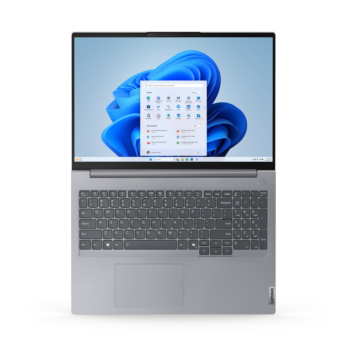 Lenovo ThinkBook 16 G7 ARP AMD Ryzen™ 7 7735HS Computadora portátil 40.6 cm (16") WUXGA 16 GB DDR5-SDRAM 512 GB SSD Wi-Fi 6 (802.11ax) Windows 11 Pro Español Gris