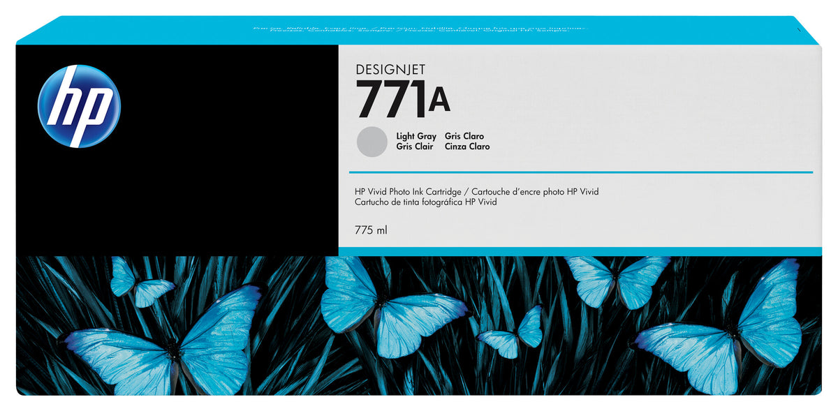 HP Cartucho de tinta DesignJet 771A de 775 ml gris