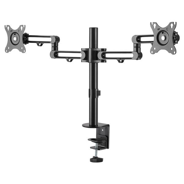 SOPORTE DE ESCRITORIO PARA 2 MONITORES HASTA DE 32 DE MONTAJE VESA - ARTICULADA - 2 BRAZOS GIRATORIOS -EN ALUMINIO ARMDUAL3 - STARTECH.COM MOD. ARMDUAL3
