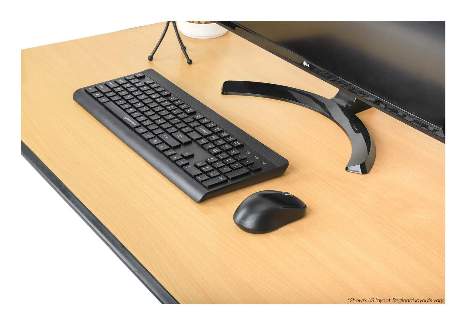 Manhattan 180771 teclado Ratón incluido Universal RF inalámbrico QWERTY Negro