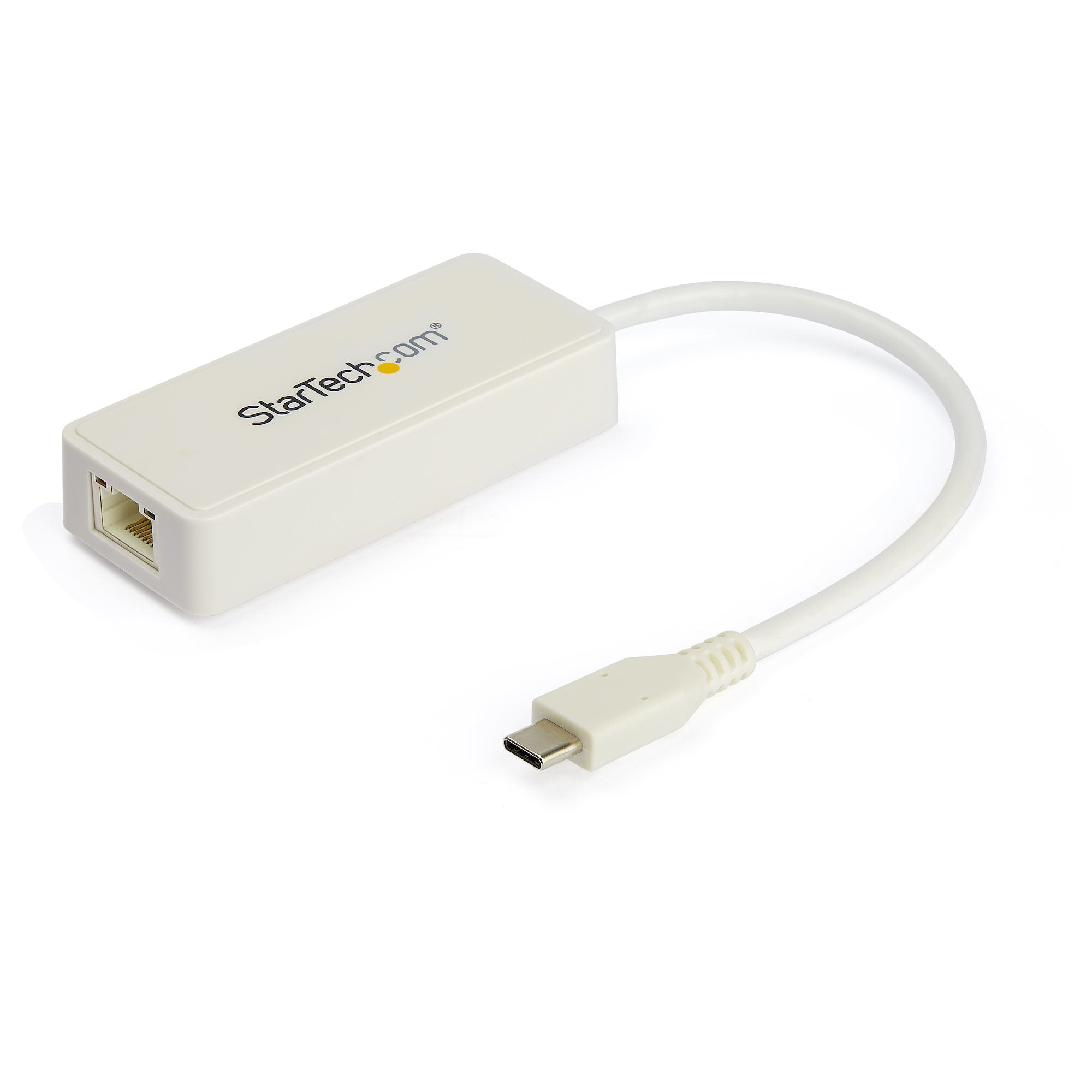 ADAPTADOR DE RED ETHERNET USB-C CON PUERTO USB A - ADAPTADOR DE RED NIC ETHERNET RJ45 USB TIPO C USB 3.0/USB 3.1 BLANCO - STARTECH.COM MOD. US1GC301AUW