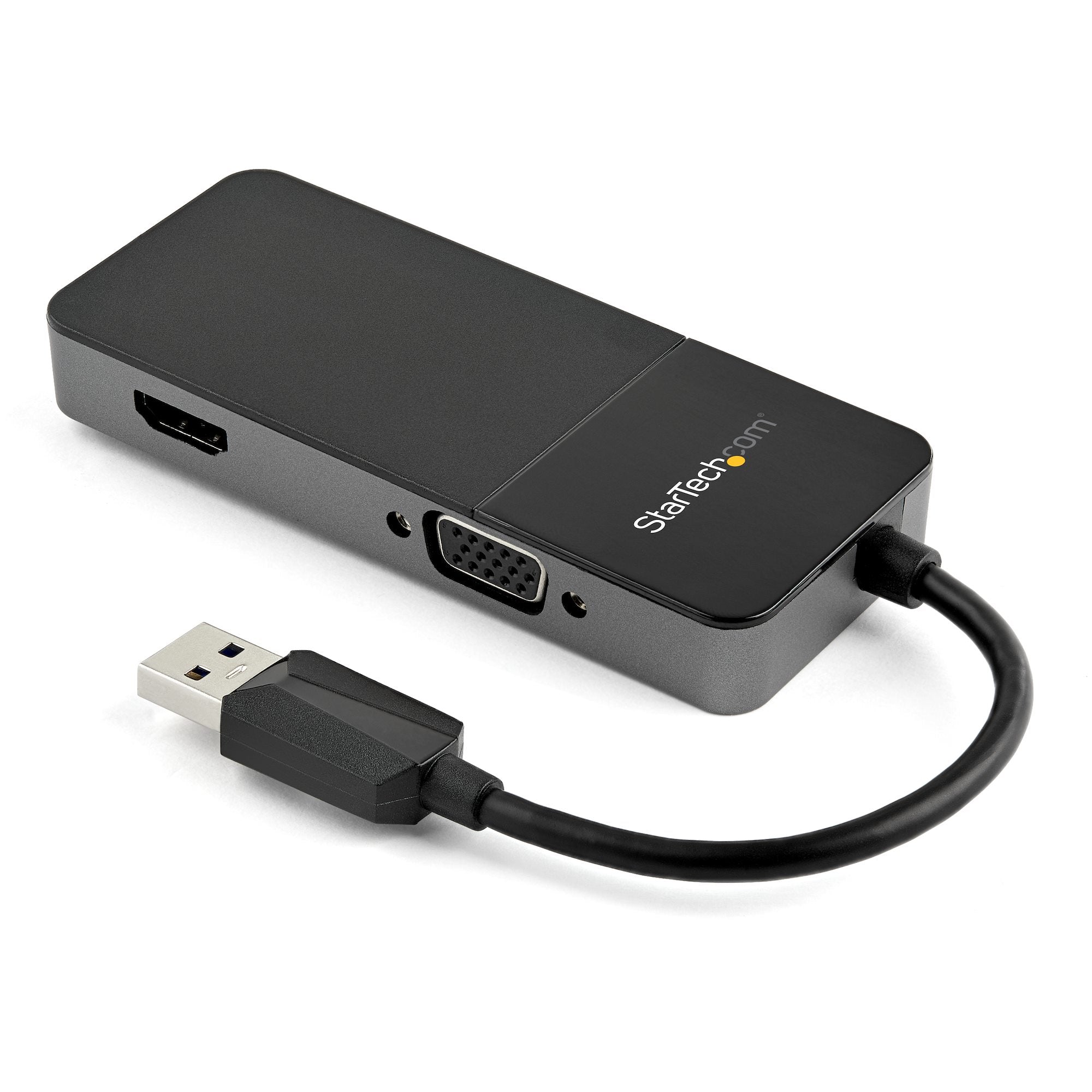 ADAPTADOR DE VIDEO EXTERNO USB 3.0 A HDMI Y VGA - 4K 30HZ - TARJETA DE VIDEO PARA MAC Y WINDOWS - MULTIPUERTOS 2EN1 - STARTECH.COM MOD. USB32HDVGA