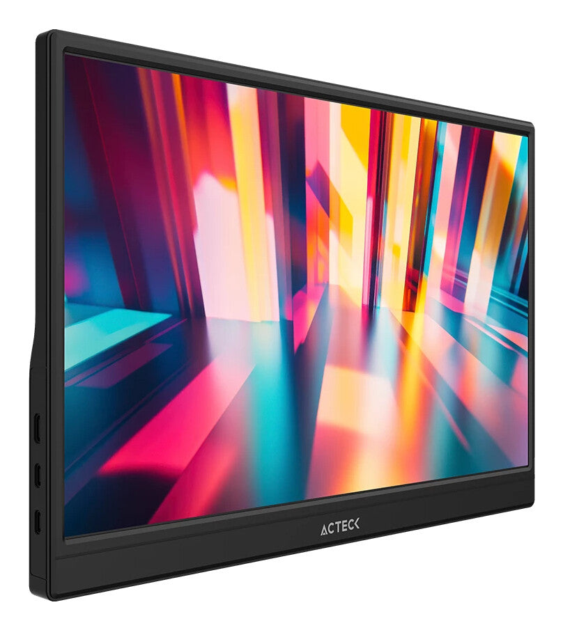 Acteck LinkPad LP15Y Monitor portátil Negro 39.6 cm (15.6") LCD 1920 x 1080 Pixeles