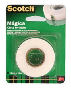 3M Scotch Tape 0.019X12.7 Mts W/Dispenser Pk/4
