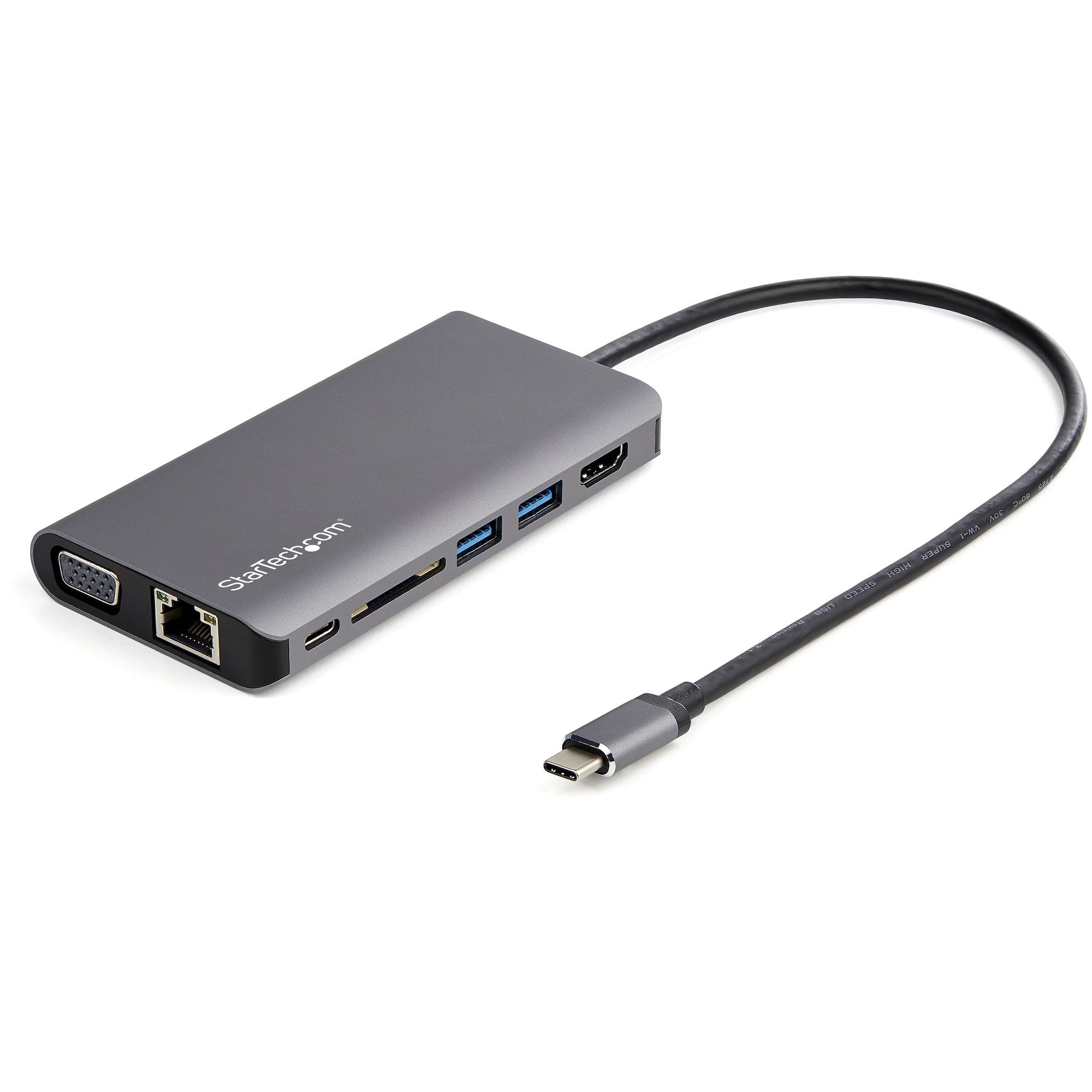 DOCKING STATION USB-C MULTIPUERTOS - HDMI O VGA - PD DE 100W ENTREGA DE ALIMENTACION - CABLE DE 30CM - LECTOR DE SD (DKT30CHVAUSP) - STARTECH.COM MOD. DKT30CHVAUSP