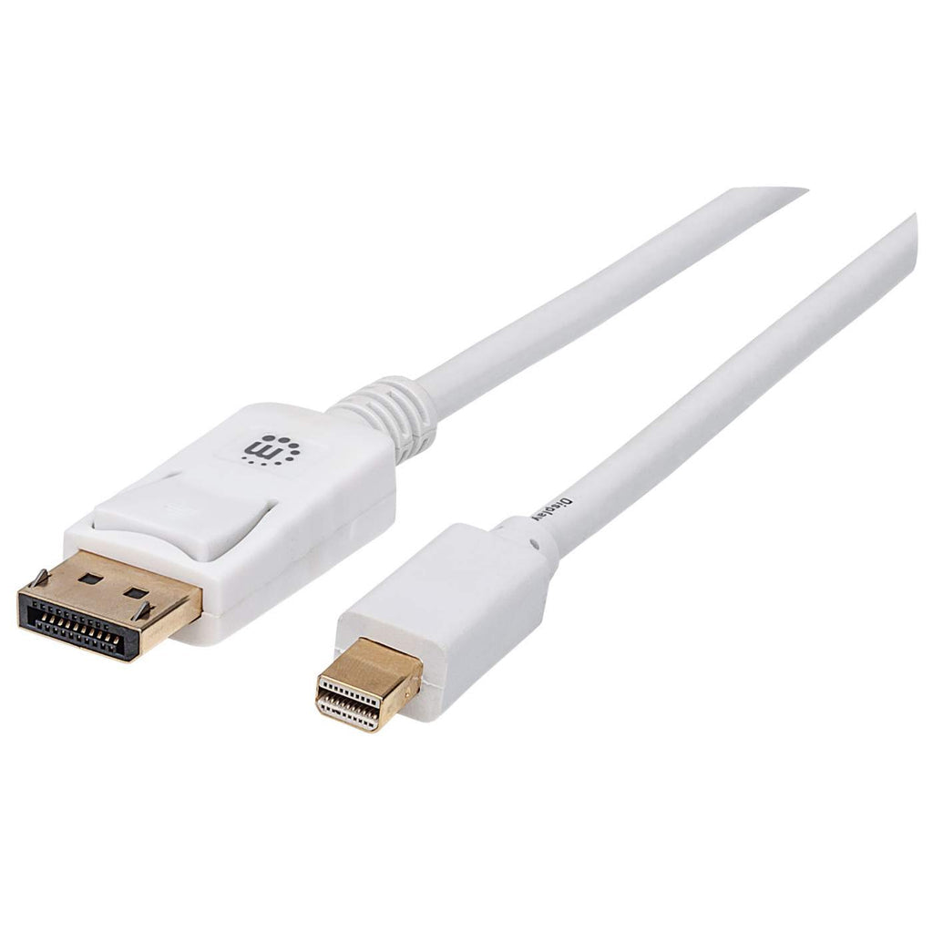 Manhattan Mini DisplayPort M-M Monitor Cable 2m White