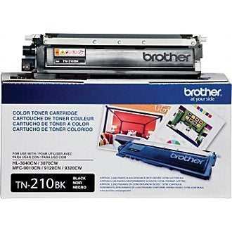 Tóner Brother TN210BK Rendimiento 2200 PáginasTN210BK Color Negro