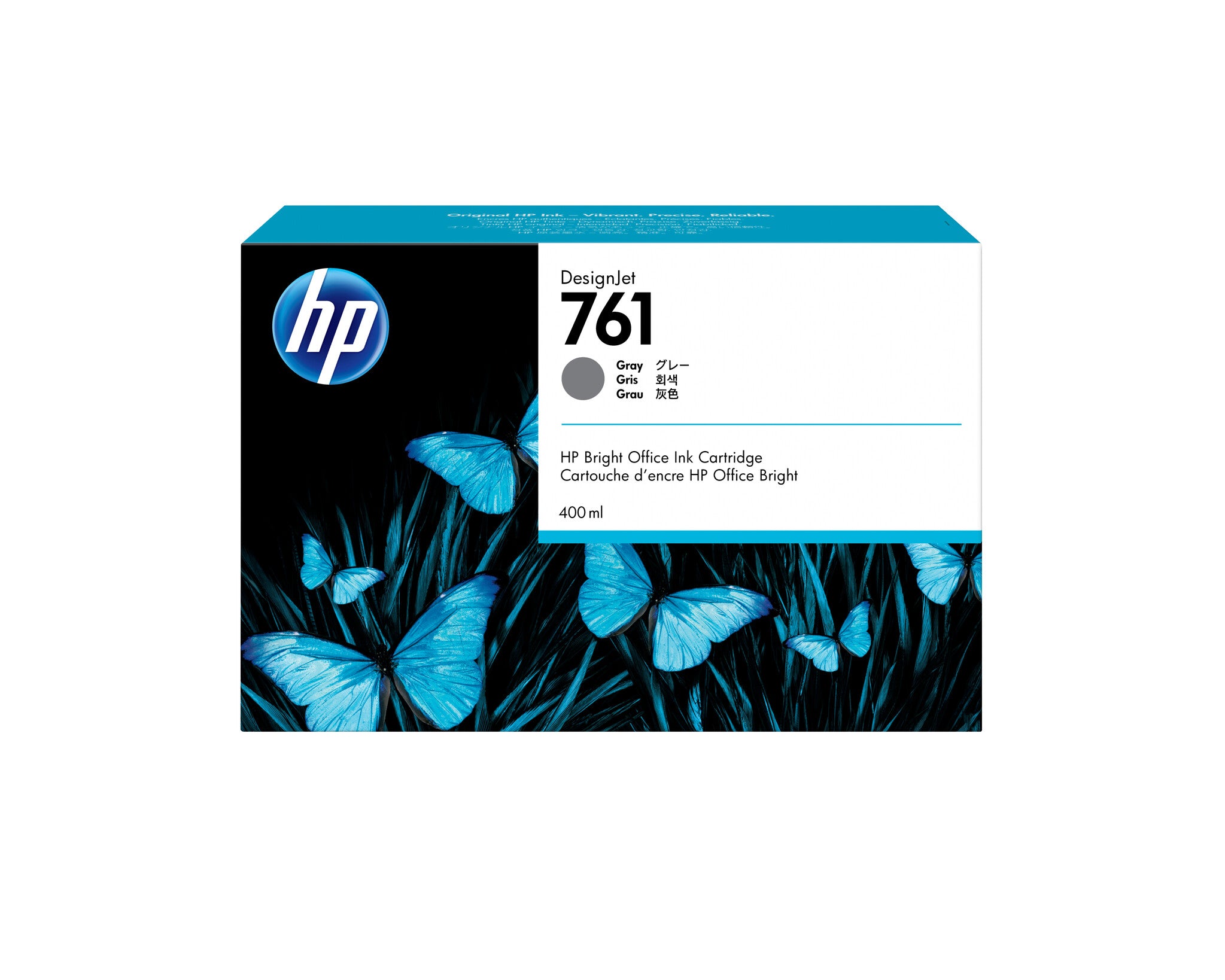 HP Cartucho de tinta DesignJet 761 de 400 ml gris