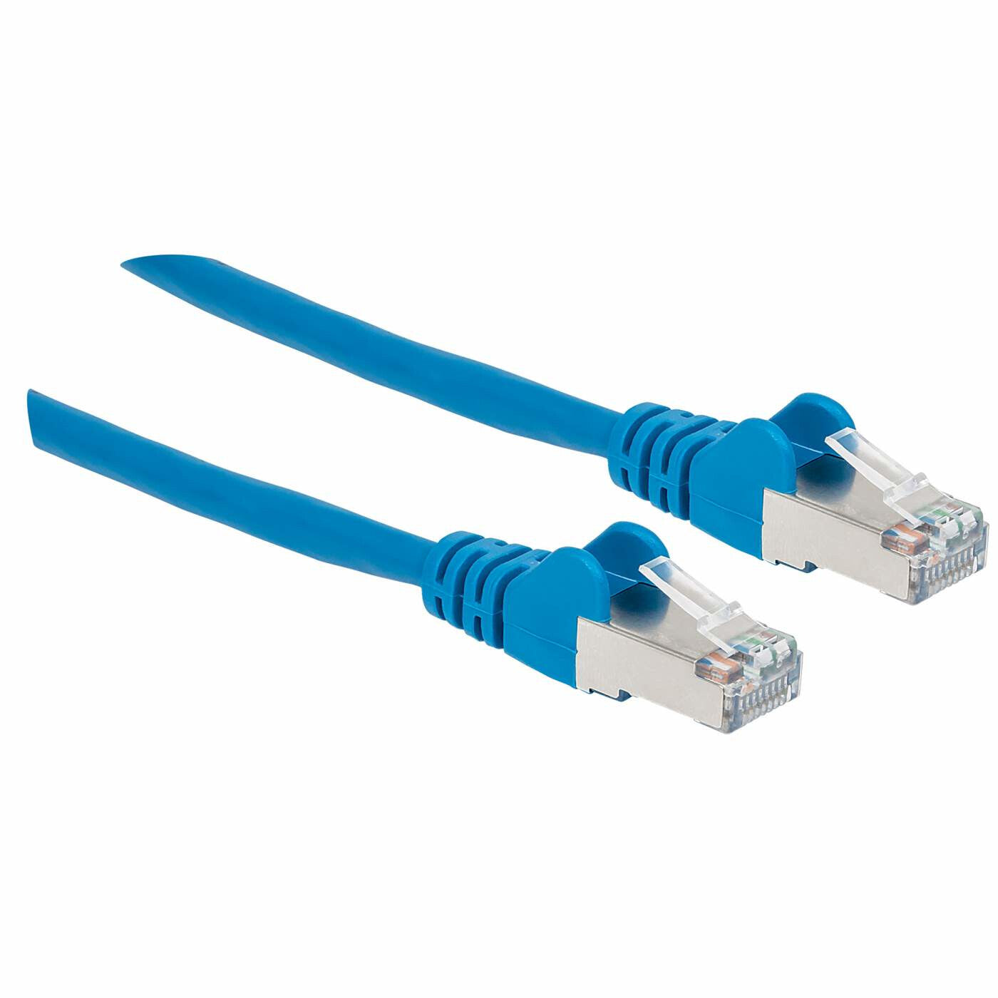 Intellinet Cable de Red Cat6a S/FTP, 0.9 m, Azul