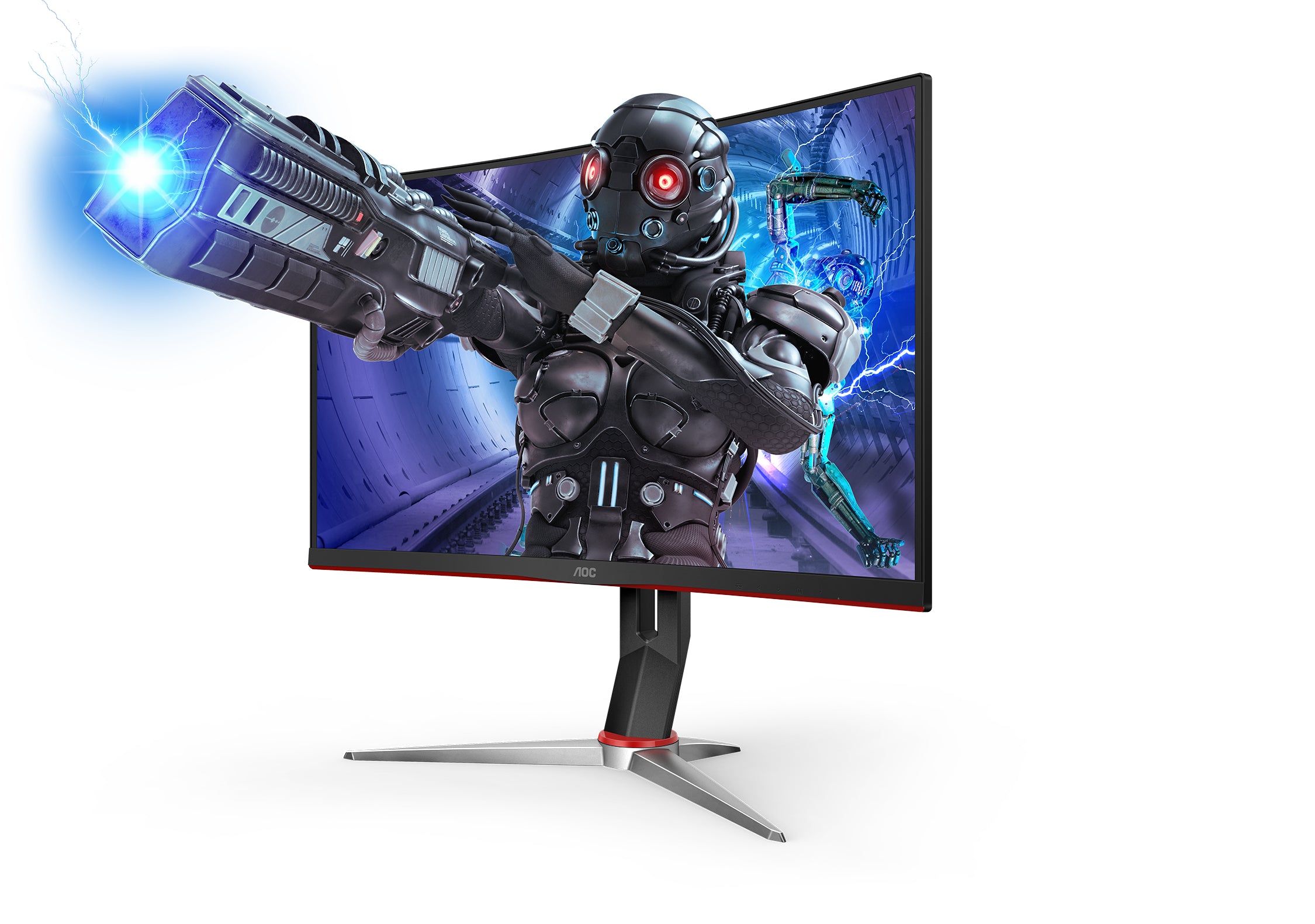 Monitor AOC 27" Gaming Curvo IPS 1920x1080 165Hz 1 ms Freesync HDMI DisPort HDR Mode