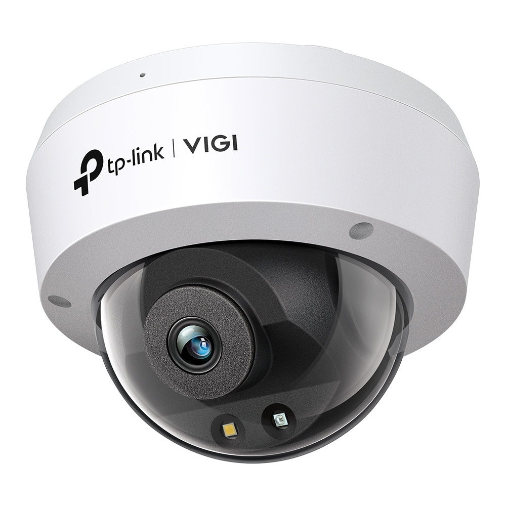 CAMARA IP DOMO TP-LINK VIGI C2402.8MM 4MP FULL COLOR IK10 H.265 POE/12 V CC IP67 MICROSD MICROFONO