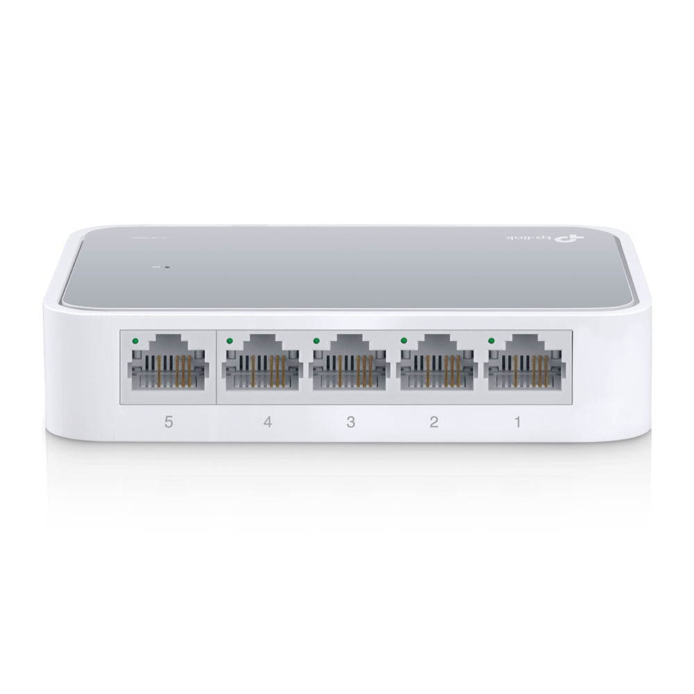 MINI SWITCH DE ESCRITORIO TP-LINK CON 5 PUERTOS FAST ETHERNE