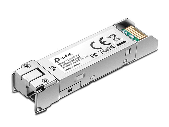 Transceptor mini-GBIC / SFP WDM Bi-Direccional / Monomodo 1GBase / Distancia 10 KM / Conector LC / (Necesita el modelo TL-SM321B para enlazar)