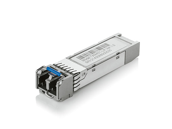 Transceptor mini-GBIC LR-SFP+ duplex Monomodo 10 G base, Distancia hasta 10 Km, conector LC