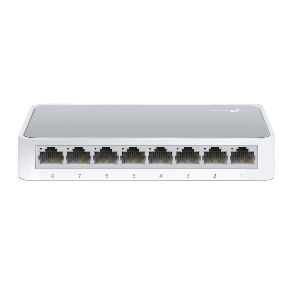 MINI SWITCH DE ESCRITORIO TP-LINK CON 8 PUERTOS FAST ETHERNE
