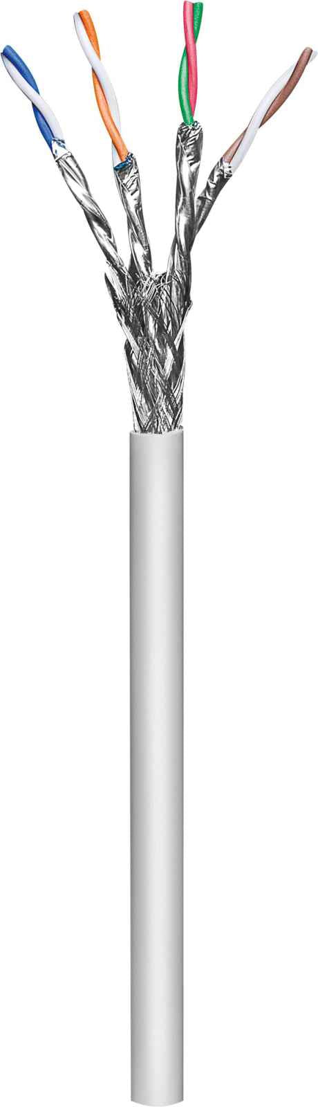 Bobina Cable Intellinet UTP Cat6a Sólida SFTP 305m Color Gris