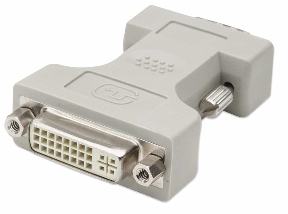 Manhattan DVI-I-H Digital Video to VGA-M Adapter