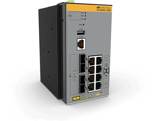 Switch Industrial PoE+ Capa 3 D/8 Puertos 10/100/1000 PoE af/at, 4 x SFP (TAA)