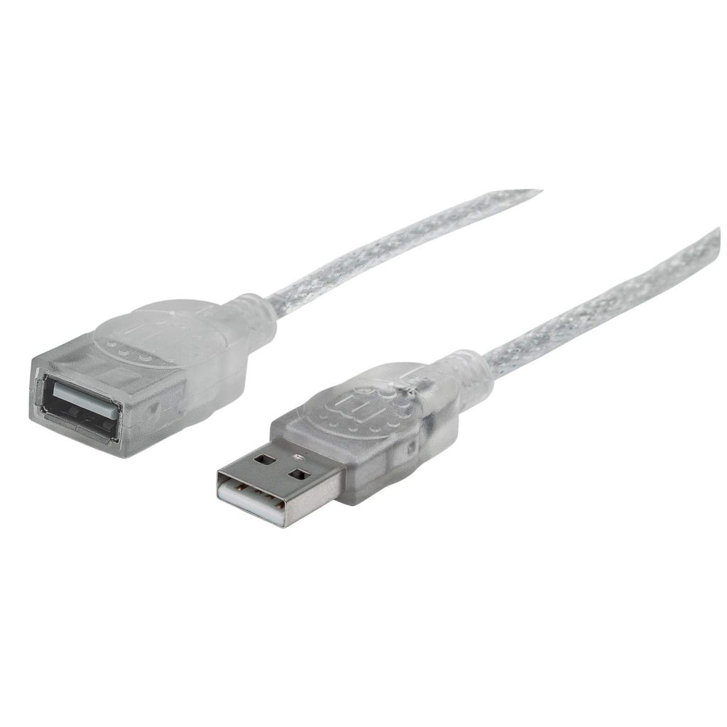Manhattan USB 2.0 High-Speed Cable 1.8m Silver
