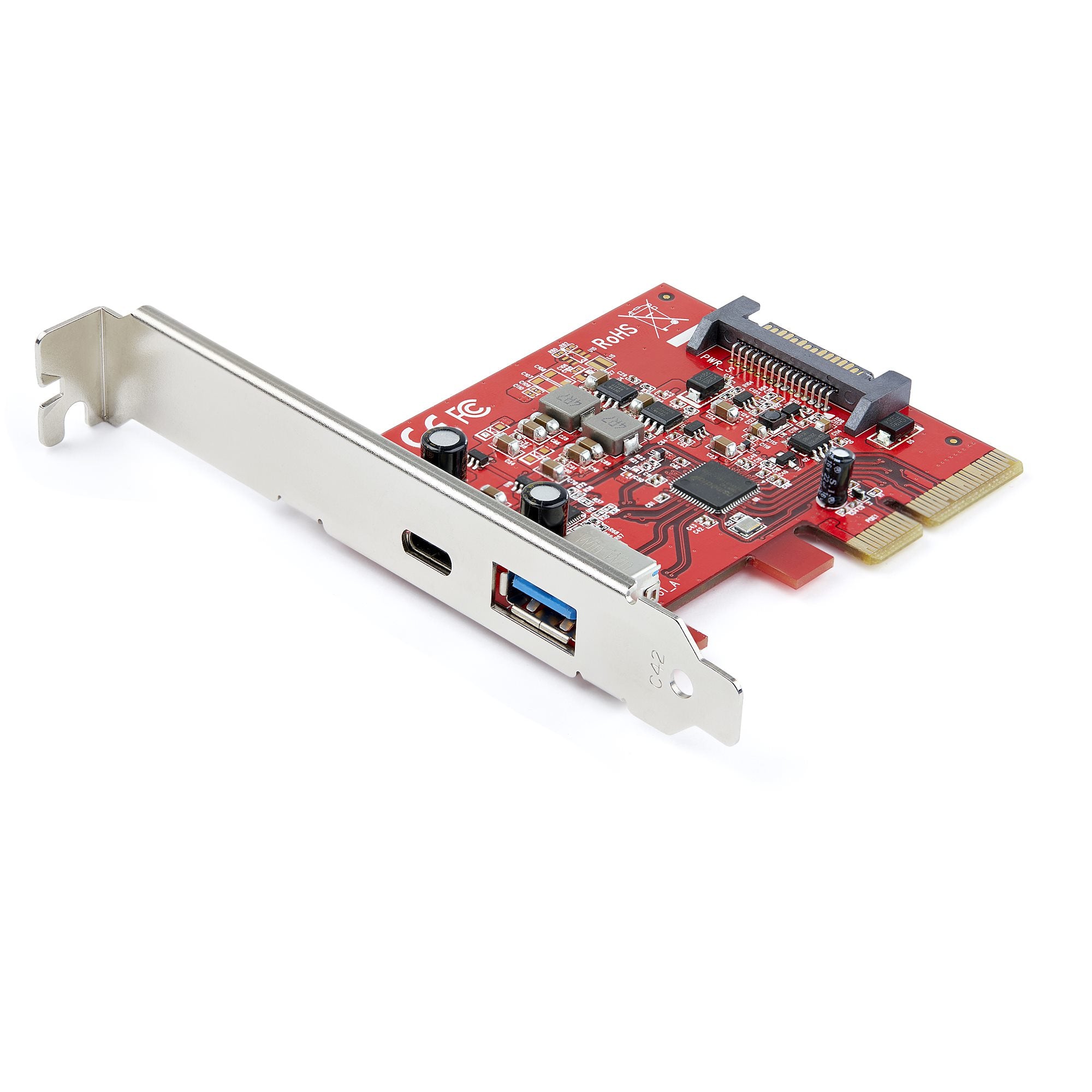 TARJETA PCI EXPRESS USB-C DE 2 PUERTOS 10GBPS USB-A & USB-C - TARJETA ADAPTADORA CONTROLADORA USB 3.2 GEN 2 (10GBPS) STARTECH