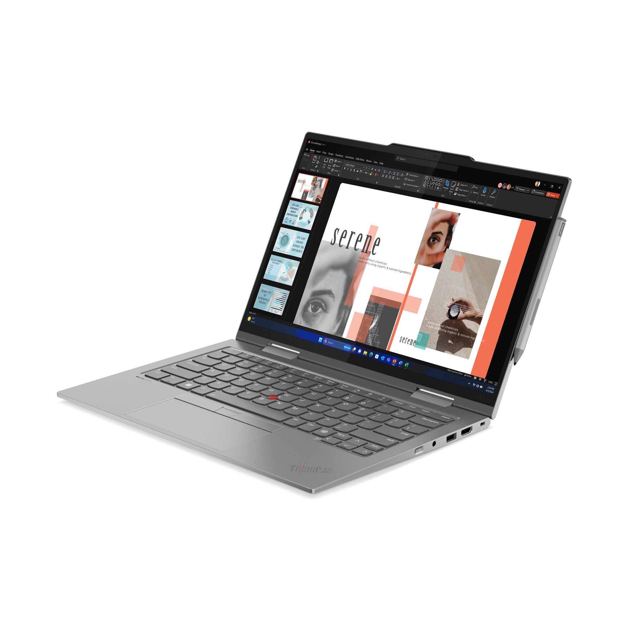 Lenovo ThinkPad X1 2-in-1 Gen 9 Intel Core Ultra 7 155U Híbrido (2-en-1) 35.6 cm (14") Pantalla táctil WUXGA 16 GB LPDDR5x-SDRAM 512 GB SSD Wi-Fi 6E (802.11ax) Windows 11 Pro Español Gris