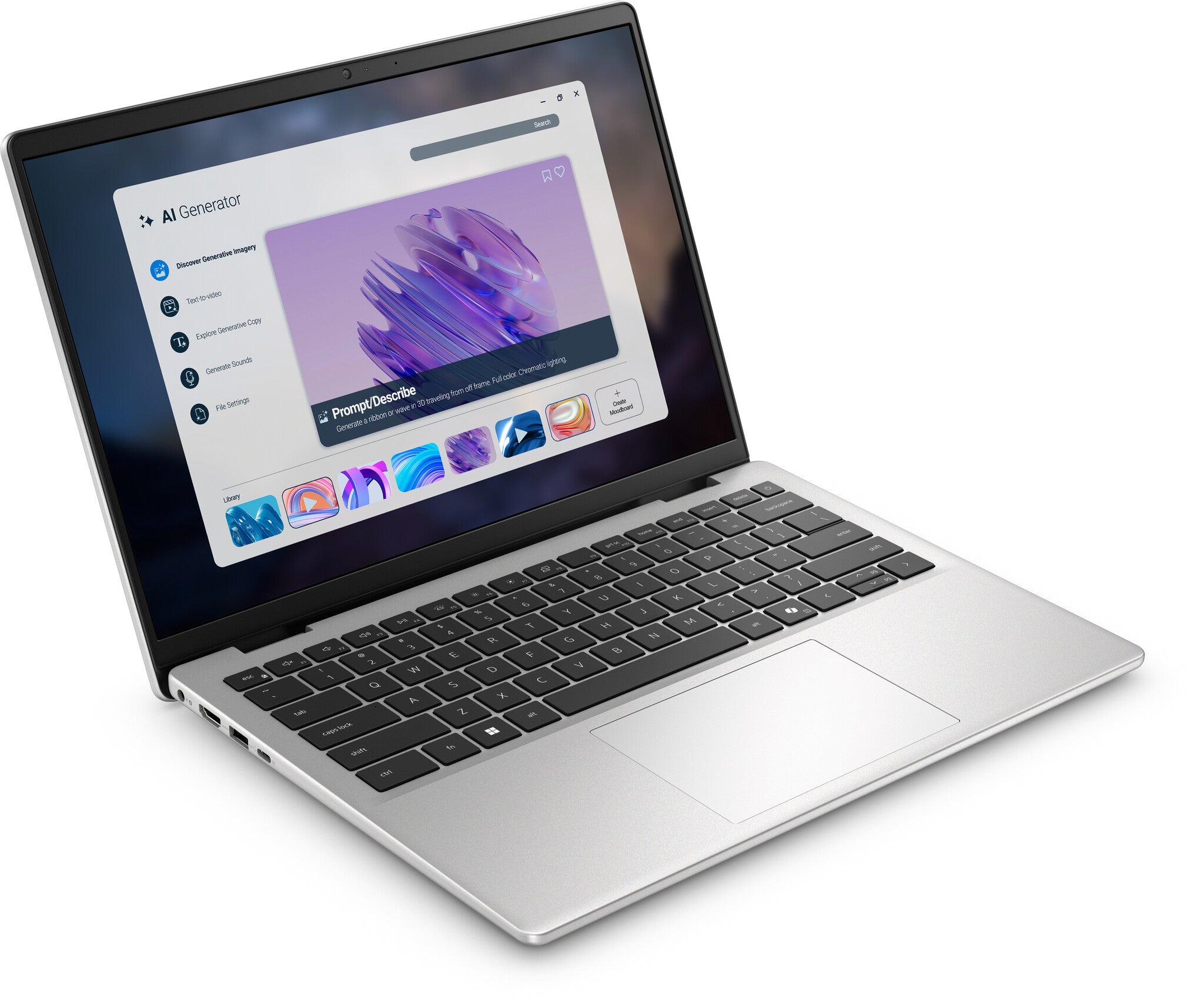 DELL Pro 14 Essential PV14255 AMD Ryzen™ 5 220 Computadora portátil 35.6 cm (14") Full HD+ 8 GB DDR5-SDRAM 512 GB SSD Wi-Fi 6 (802.11ax) Windows 11 Pro Español Plata