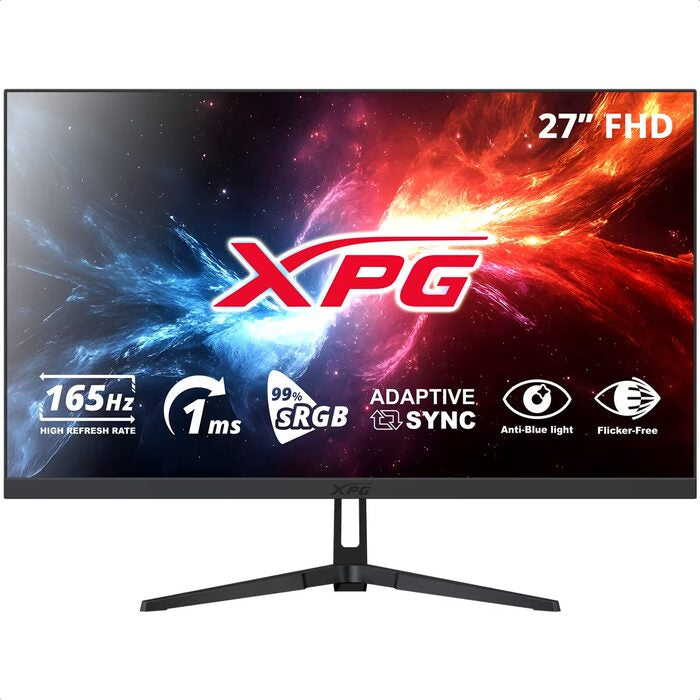 Monitor XPG 27" Plano IPS 1920X1080 FHD 165hz Negro
