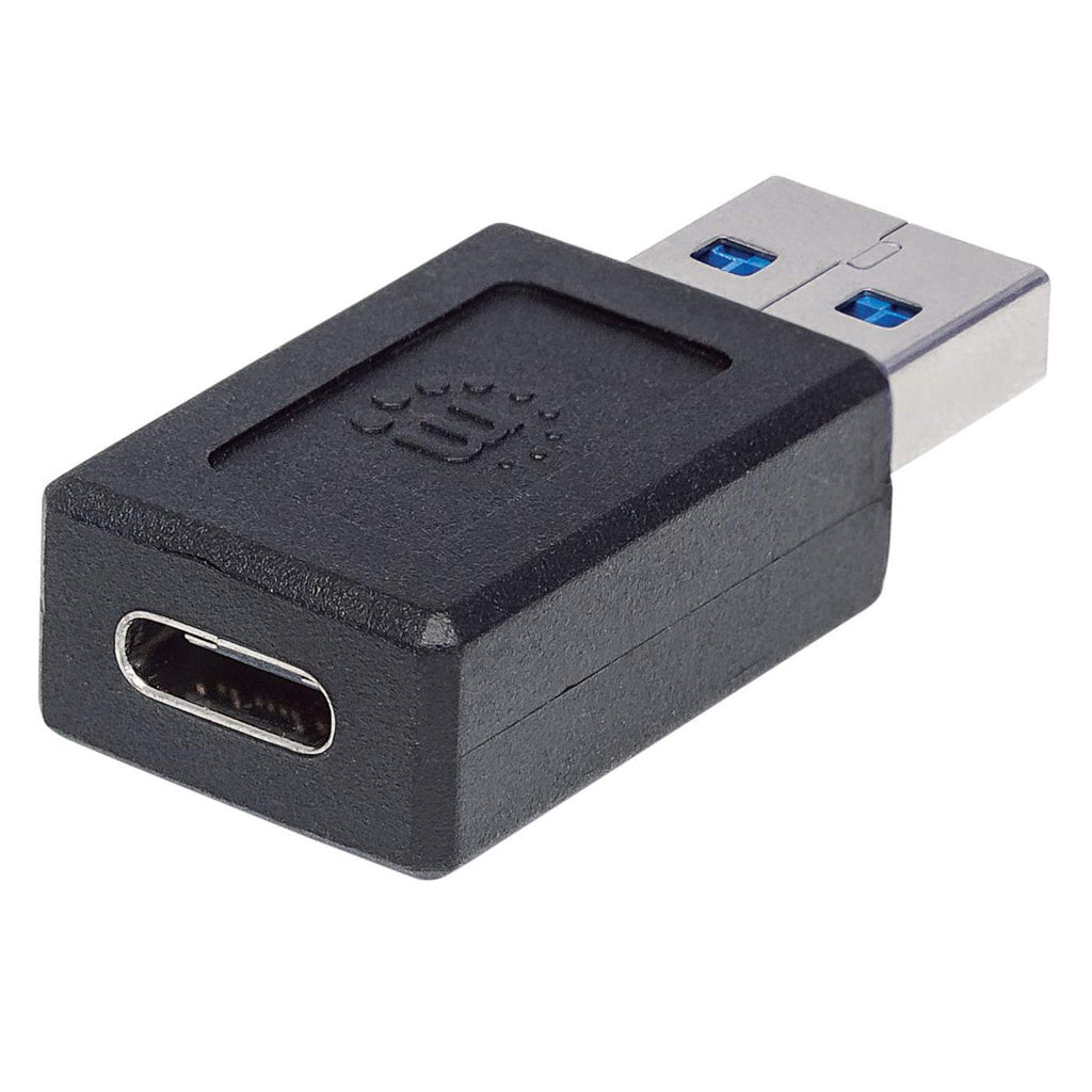 Manhattan Adaptador de USB-A a USB-C con Súper Velocidad