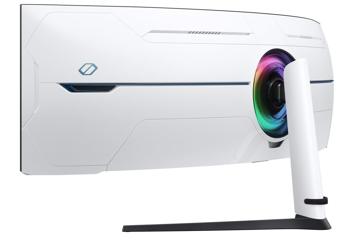 Samsung LS57CG950NLXZX monitor de computadora 144.8 cm (57") 7680 x 2160 Pixeles Dual UHD LED Negro, Blanco
