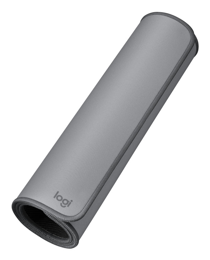 Logitech Studio Series Desk Pad, Anti-Slip Base, Gray