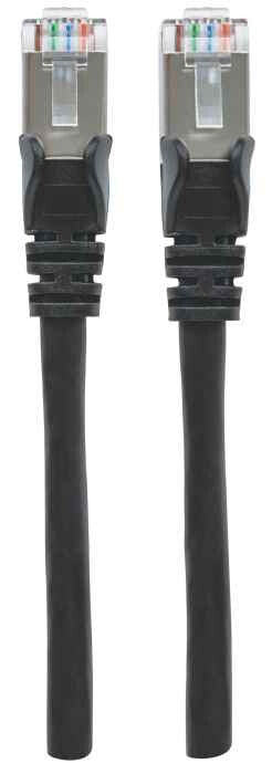 Intellinet Cable de Red Cat6a S/FTP, 30 cm, Negro