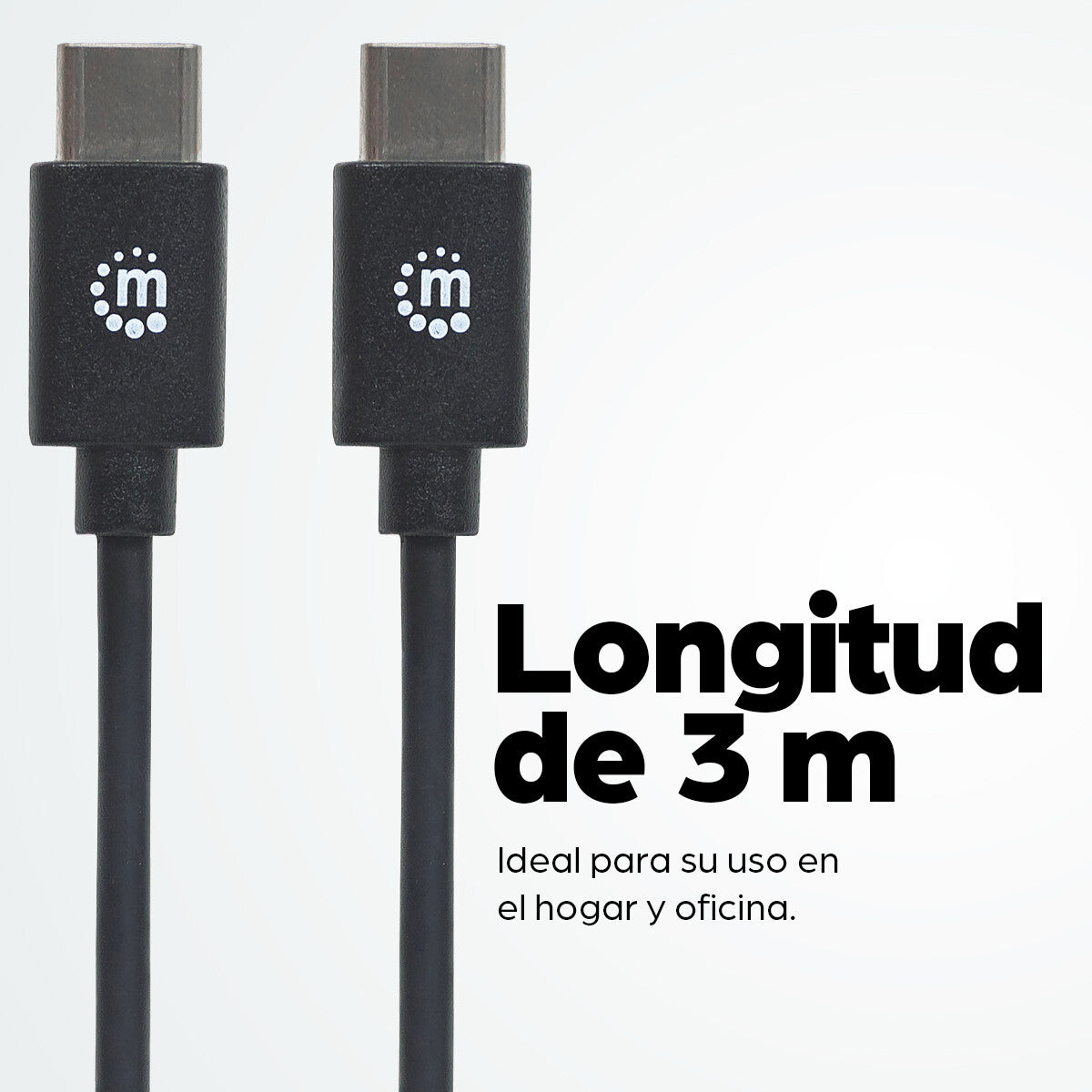 Manhattan Cable para Dispositivos USB C de Alta Velocidad
